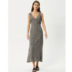 Afends ASTA Seersucker Maxi Dress - Size S
